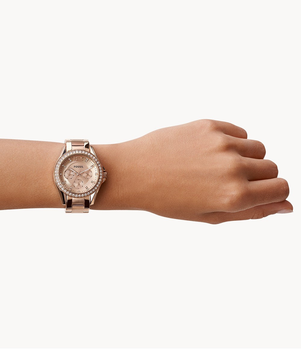 Womens Watch Rose Gold Minimalist Stainless Steel Wrist 